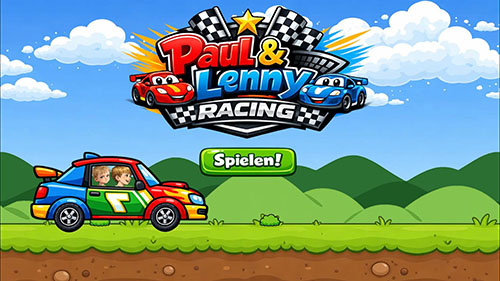 Mobile Game Paul & Lenny Racing Screenshot 1